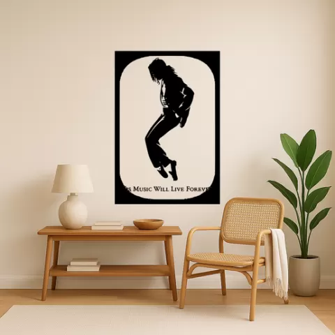 Michael Jackson Michael Jackson Bad Wall Art Framed
