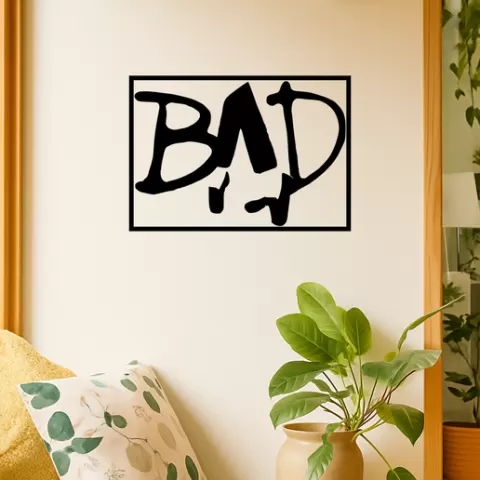 Michael Jackson Michael Jackson Bad Wall Art Framed