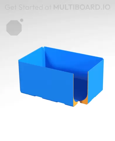 3x2x1.5 CU - Full Curved Bin - Multibin Insert
