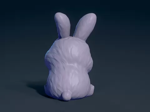 Cute rabbit.stl