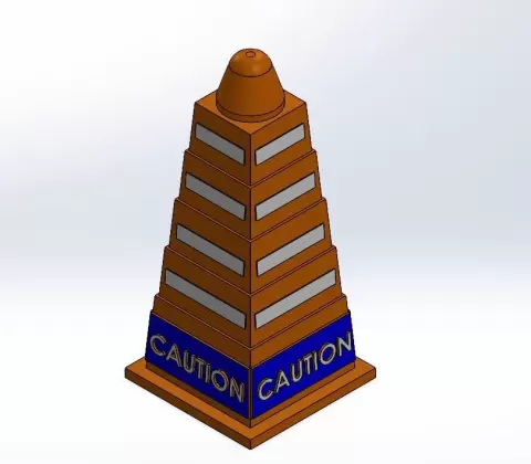 Square Collapsible Cone - Bettytheprintguy