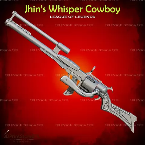 High Noon Whisper Cowboy Cosplay League of Legends - STL - 3D Print Store STL
