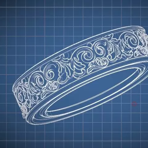 Ornament Ring 66 - Christina3d