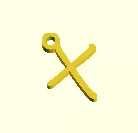 t keychain - XP3Design