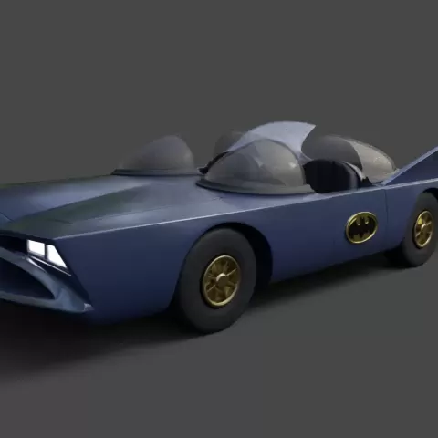 Bat Mobile 60s - 3dmpro