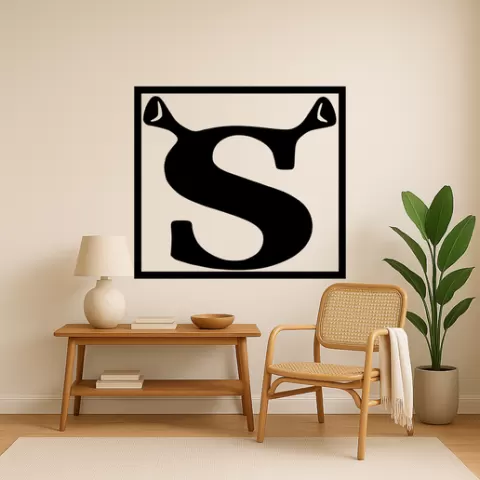 Shrek Dragon Wall Art Framed