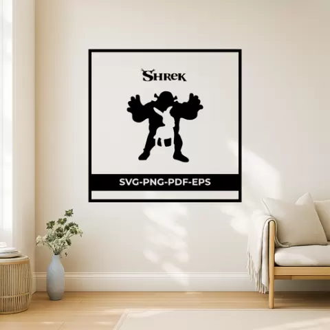 Shrek Donkey Wall Art Framed