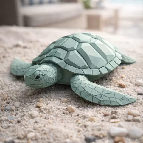 Geometric Sea Turtle