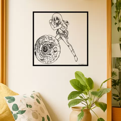 Beyblade Ray Conrad Wall Art Framed