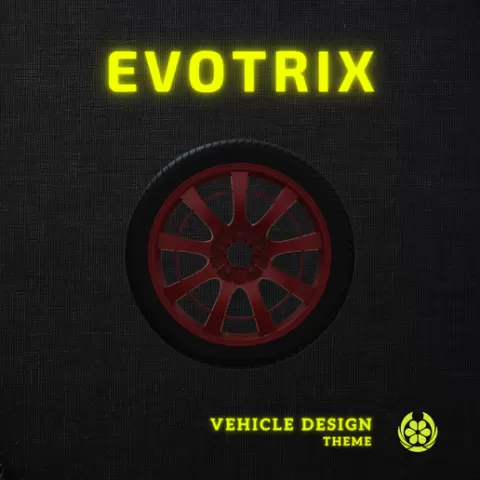Modified 08. Enkei NT03+M Version 2 with Tire - Tiny Titans: Enkei Rim Diorama Wheels 3D Print File! Designer Wheel Rim Concept Car 08. Enkei Racing Rim Series - NT03+M Rim V2