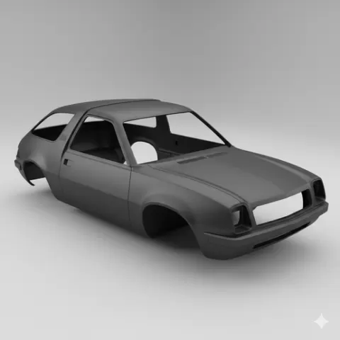 AMC Pacer car body, car shell, rc body, rc shell, truck body, pickup body, vehicle body, scale body, car model, printable car