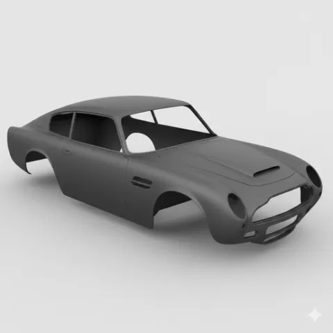 Aston Martin DBS car body, car shell, rc body, rc shell, truck body, pickup body, vehicle body, scale body, car model, printable car