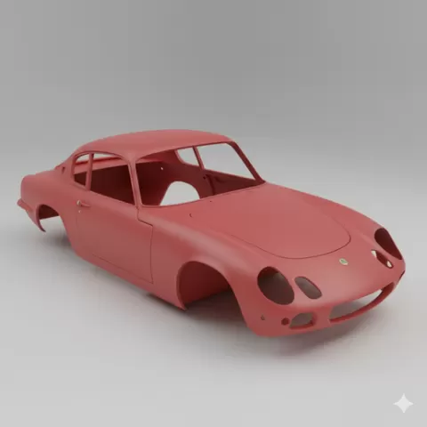 Lotus Elan car body, car shell, rc body, rc shell, truck body, pickup body, vehicle body, scale body, car model, printable car