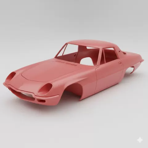 Mazda Cosmo car body, car shell, rc body, rc shell, truck body, pickup body, vehicle body, scale body, car model, printable car