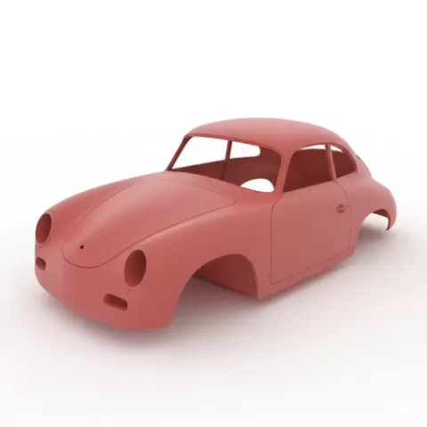 Porsche 356 car body, car shell, rc body, rc shell, truck body, pickup body, vehicle body, scale body, car model, printable car