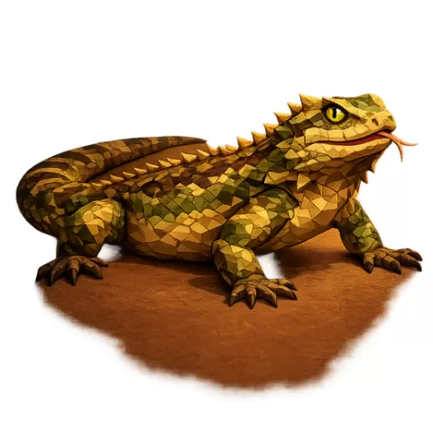 Low-Poly Lizard