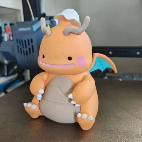Pokemon Pokopia Ditto Dragonite Figure