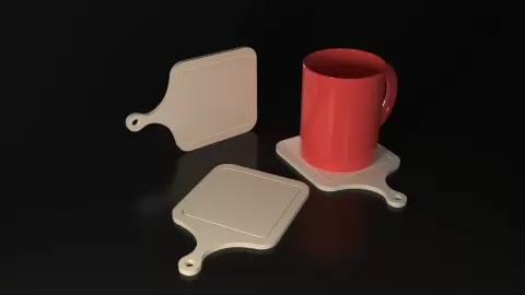 Cutting Board Coasters - Wael Moussa