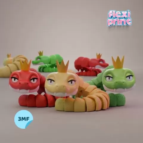 3x Reptile Queens | Flexi Print