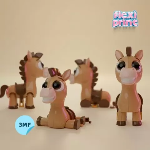 Bubbles Horse | Flexi Print