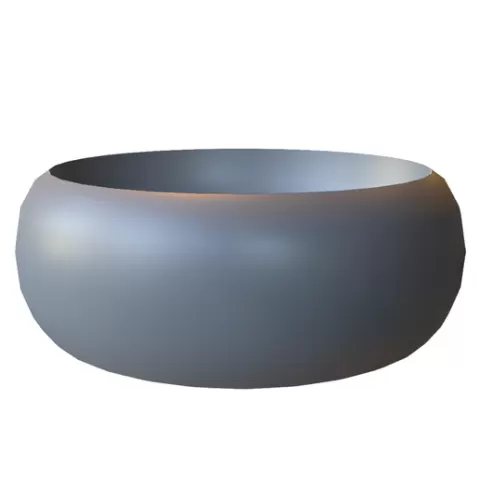 Minimalist Round Bowl