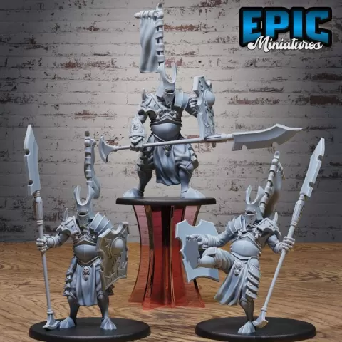 Fullmetal Samurai Set / Armored Shogun / Military Warrior / Japanese Dynasty Fighter / Male General / Sword Master / Eastern Encounter by Epic-Miniatures