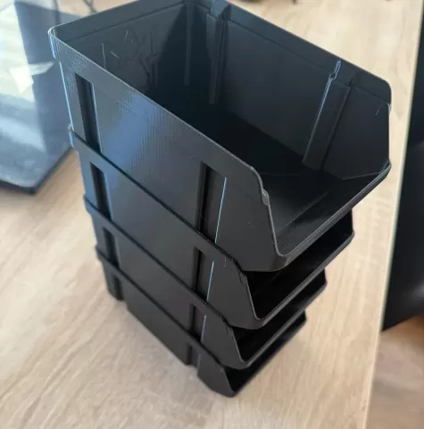 Stackable box 100x160x63