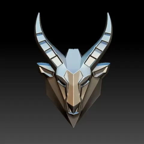 GOAT FACE PENDENT