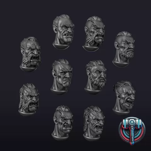 Head Bits Set - Stormhowlers by StarHammer