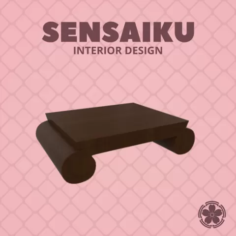 Miniature Replica 1:12 Ralph Lauren Home 188. Brook Street Cocktail Table for Miniature Dollhouse - 3D Print Instant Download - Miniature Furniture Designer Series