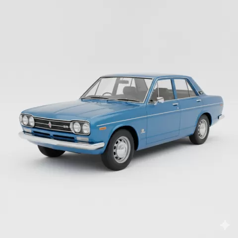 Nissan Bluebird SSS supercar, automobile, car model, drift car, muscle car, car STL, car, classic car, car 3D, SUV, JDM, diorama, garage, hypercar, truck, sports car, vehicle, vintage car, race car, pickup