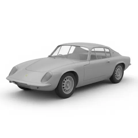 Lotus Elite diorama, vintage car, JDM, automobile, classic car, vehicle, hypercar, garage, car model, truck, muscle car, supercar, car STL, pickup, sports car, car, race car, car 3D, drift car, SUV