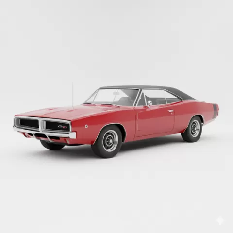 Dodge Charger R/T drift car, diorama, classic car, muscle car, car model, JDM, pickup, hypercar, vintage car, vehicle, supercar, car, sports car, car STL, race car, car 3D, SUV, truck, automobile, garage