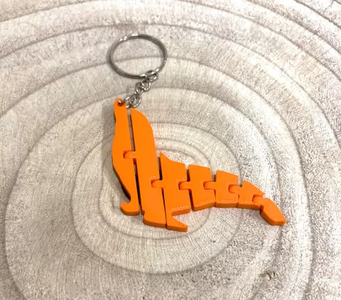 Articulated sea lion keychain / llavero foca articulada - Franchescor