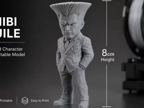 Chibi Street Fighter-Business Suit Guile