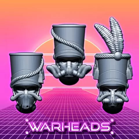 Napoleonic Soldiers with Breathers! - Alternative times but fashion stays! (15 heads) by Orfey
