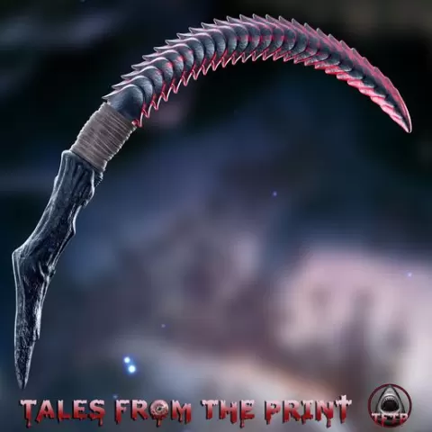 Avatar fire and ash - Varang Dagger Blade Knife Sword - Fan art - Cosplay - One part and multipart versions High quality by Tales From The Print.