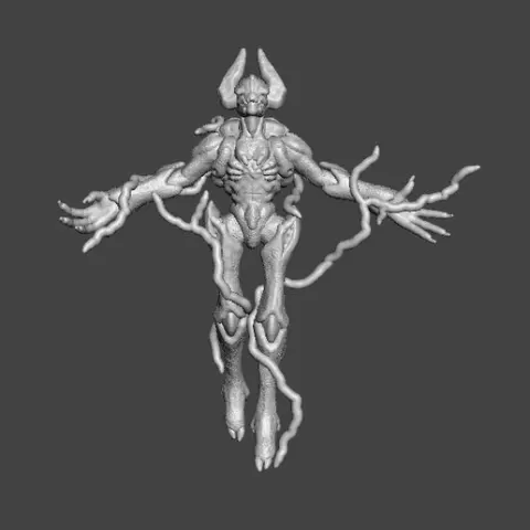 SOULHARVESTER DEMON MINIATURE MODEL FIGURE FOR FANTASY OR SCIFI GAMES RPG DND
