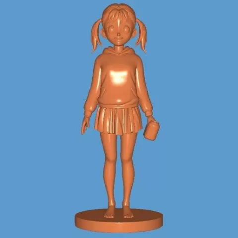 CHICA ANIME 03 - CASUAL - ANIME GIRL 03 - Figure for RPG - RPG Minifigure