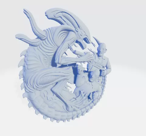 Xenomorph Disc Model 07 Xenomorph Vs MIB Model 01