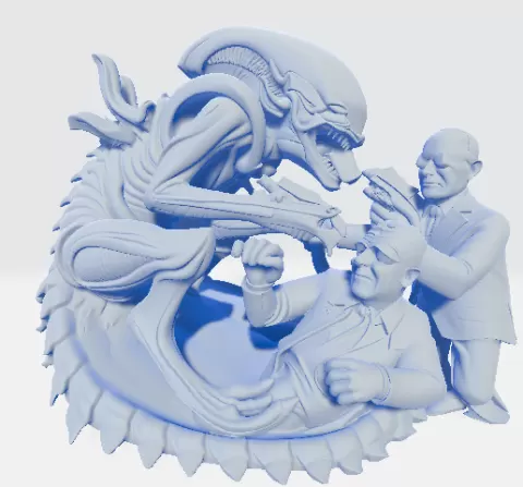 Xenomorph Disc Model 06 Xenomorph Vs MIB Model 01