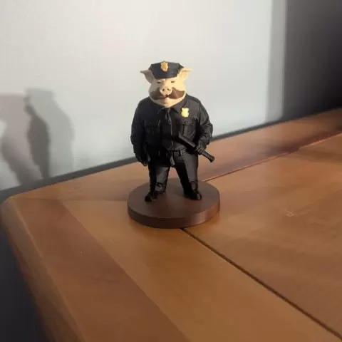 DND Cop Pig