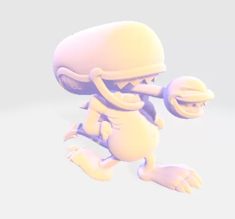 Xenomorph Cartoon Model 01