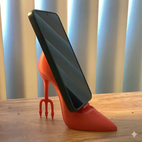 Devil wears prada heel phone stand