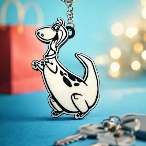 dino keychain