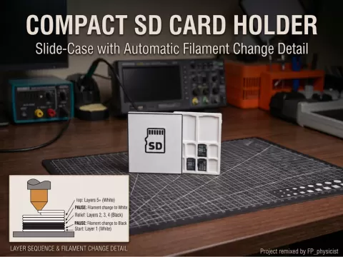 SD Card Holder – Sequential Multi-Color Remix