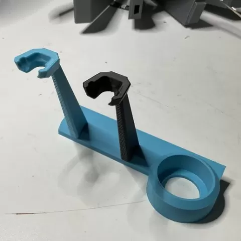 Oral-B brush and toothpaste holder