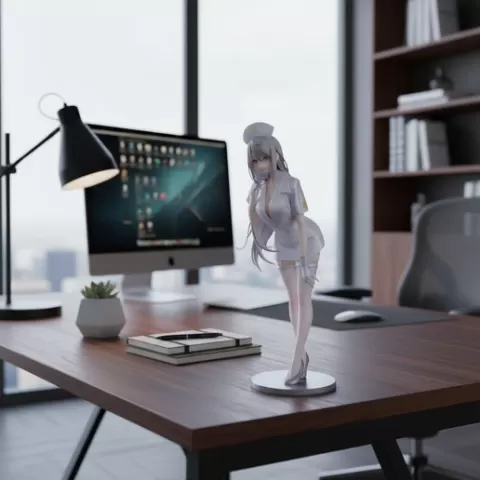 HOT HENTAI FIGURINE SEXY ANIME NURSE MILF (NSFW)