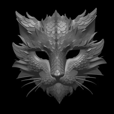 cat mask - birkan