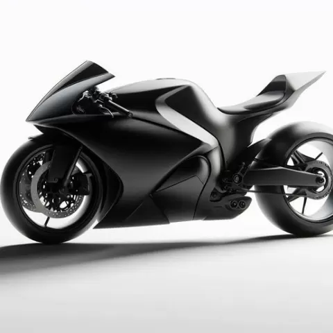 Racing Bike Motorcycle 3D Model
